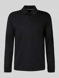 Bugatti Poloshirt met labelstitching