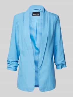 Pieces Comfort fit lange blazer van viscosemix model 'BOSELLA'