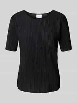 Vila T-shirt met plissévouwen model 'PLISA'
