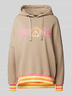 Miss goodlife Oversized hoodie met labelprint model 'Amore'