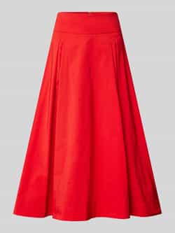 Essentiel Antwerp Midirok met stolpplooien model 'Hosanna'
