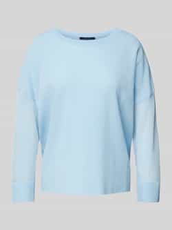 Comma Gebreide pullover met 3 4-mouwen