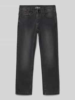 S.Oliver RED LABEL Straight leg jeans van katoenmix