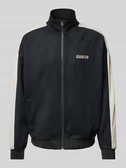 Guess Activewear Sweatjack met labelstitching model 'MOJO'