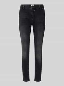 MAC Slim fit jeans met knoop- en ritssluiting model 'Montana'