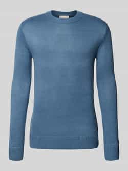 Tom Tailor Denim Regular fit gebreide pullover van ribtricot