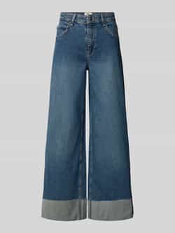 MAC Wijde jeans met rechte pijpen Blue Dames