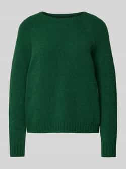 Max Mara Weekend Zachte Alpaca en Katoen Crewneck Sweater Green Dames