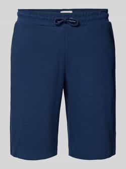 Blend Regular fit sweatshorts met structuurmotief model 'CASPER'