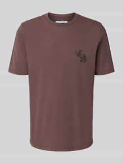 Samsøe T-shirt met motiefprint model 'PHIL'