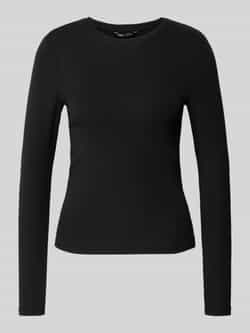 Only Slim fit shirt met lange mouwen van katoenmix model 'RILEY'