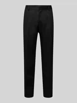 CK Calvin Klein Slim fit stoffen broek met persplooien