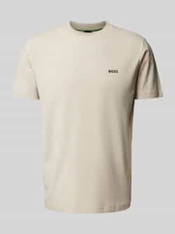 BOSS Green T-shirt met labelprint