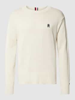 Tommy Hilfiger Gebreide pullover met labelstitching