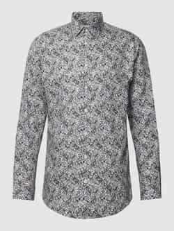 Selected Homme Slim fit vrijetijdsoverhemd met all-over motief model 'ETHAN'
