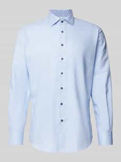 Eterna Overhemd met lange mouwen MODERN FIT NON IRON (strijkvrij)