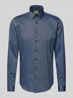 CK Calvin Klein Regular fit zakelijk overhemd met kentkraag model 'Bari'