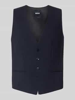 Boss Regular fit gilet van scheerwolmix