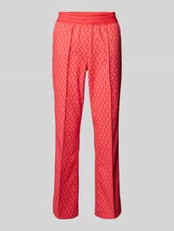 Milano italy Regular fit stoffen broek met vaste persplooien