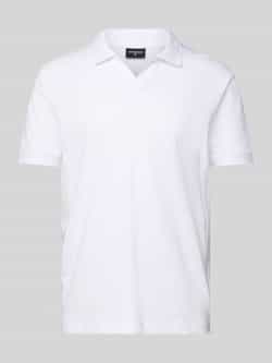 Strellson Poloshirt met structuurmotief model 'Clark'