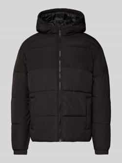Jack & jones Gewatteerd jack met ritssluiting model 'MAZE'