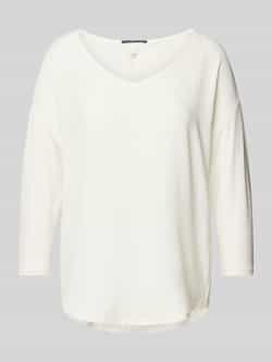 QS Shirt met 3 4-mouwen en extra brede schouders