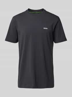 BOSS Green T-shirt met labeldetail