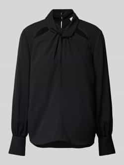 Liu Jo Zwarte Shirt met Knoop Detailing Black Dames