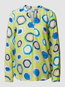 Emily Van den Bergh Blouse van viscose met all-over motief