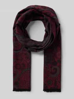 Christian Berg Men Sjaal van viscose met franjes