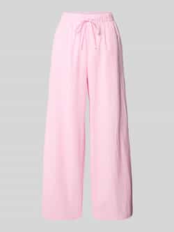 Only Regular fit wijde broek met all-over motief model 'AUGUSTA'