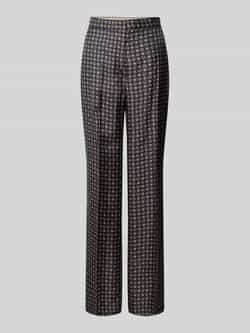 Max Mara Studio Regular fit stoffen broek van pure zijde model 'FAUNA'