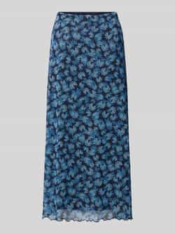 Tom Tailor Denim Afkledende mesh midirok met ondoorzichtige onderrok