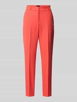 S.Oliver BLACK LABEL Slim fit cigarette pants met riemlussen