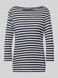 Christian Berg Woman Shirt met 3 4-mouwen en ronde hals