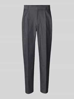 Boss Tapered fit pantalon van katoenmix model 'PERIN'