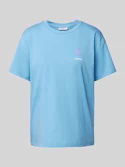 Marc O'Polo DENIM T-shirt met motief- statement- en labelprint