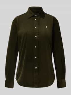 Polo Ralph Lauren Overhemdblouse met labelstitching