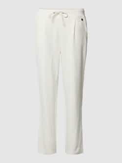 Fransa Stretch fit stoffen broek met bandplooien model 'ZASTRETCH 1'