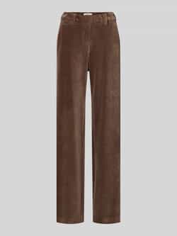 BRAX Corduroy broek met elastische band en steekzakken model 'MAINE'