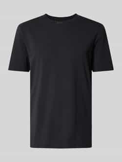 BOSS GREEN T-shirt Tee Rib met logo aan de hals