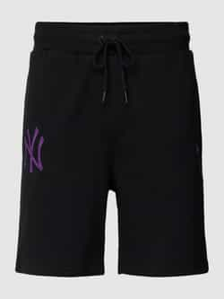 new era Sweatshorts met logostitching model 'LEAGUE ESSENTIALS'