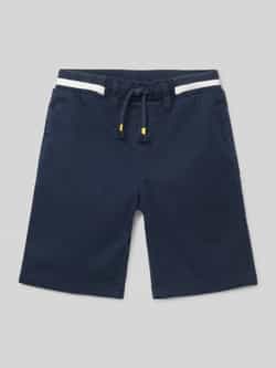 s.Oliver RED LABEL Regular fit bermuda van katoenmix model 'PELLE'
