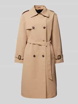 WITHBLACK Trenchcoat met strikceintuur