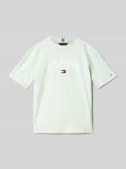 Tommy Hilfiger Teens T-shirt met labelstitching model 'VARSITY'