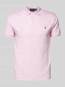POLO Ralph Lauren slim fit polo met logo lichtroze