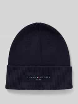 Tommy Hilfiger Gebreide muts met labelpatch model 'FOUNDATION'