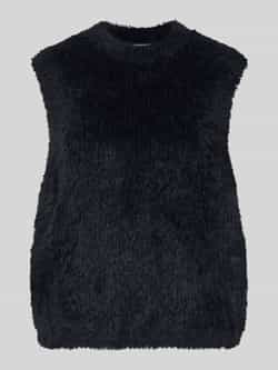 Christian Berg Woman Spencer van effectgaren met ronde hals