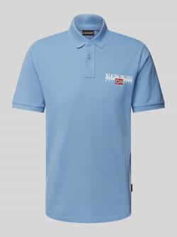 Napapijri Slim fit poloshirt met labelprint model 'AYLMER'