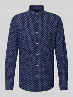 Boss Slim fit zakelijk overhemd met kentkraag model 'Hank'